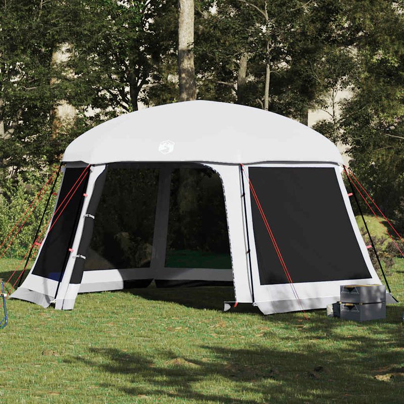 Sport si Outdoor - Camping - Corturi camping - Cort de piscina cu pereti detasabili, gri 512x458 cm - Infinity.ro