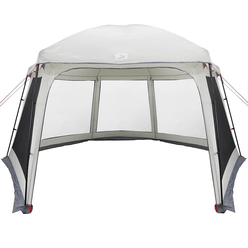 Sport si Outdoor - Camping - Corturi camping - Cort de piscina cu pereti detasabili, gri 512x458 cm - Infinity.ro