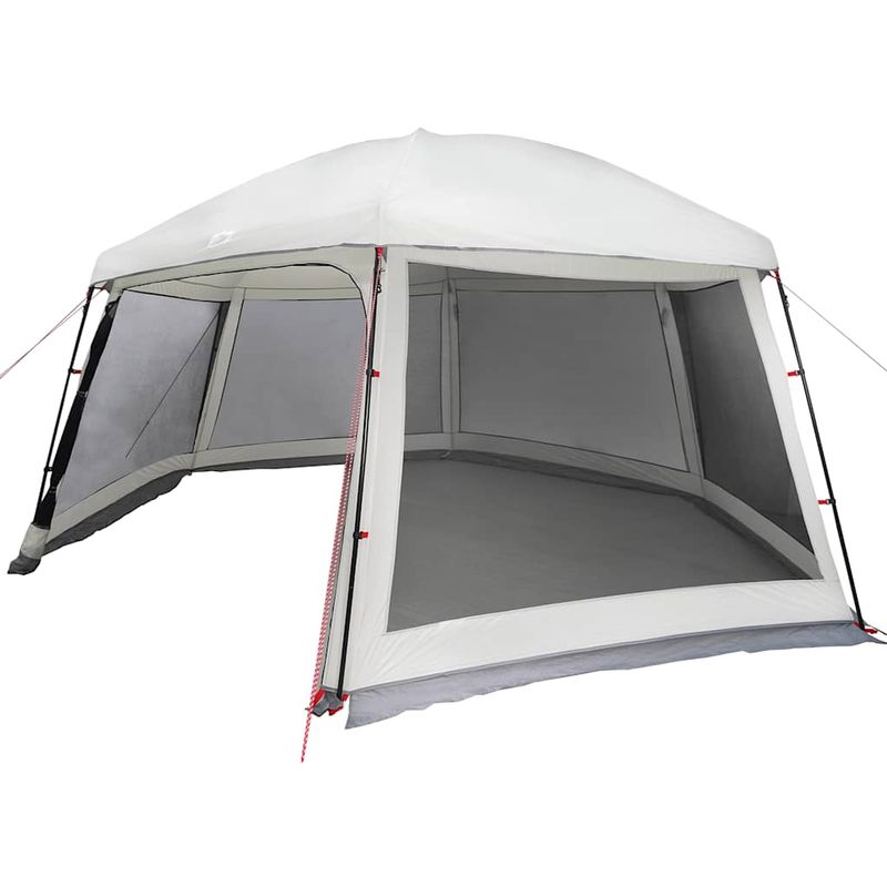 Sport si Outdoor - Camping - Corturi camping - Cort de piscina cu pereti detasabili, gri 512x458 cm - Infinity.ro