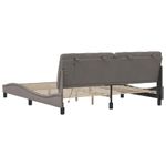 Casa si Gradina - Mobilier - Paturi si accesorii - Paturi - Cadru de pat cu LED fara saltea Taupe 180x200 cm Material - Infinity.ro