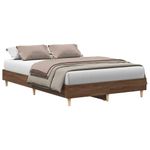 Casa si Gradina - Mobilier - Paturi si accesorii - Paturi - Cadru pat fara saltea Stejar maro 120x190 cm Lemn prelucrat - Infinity.ro