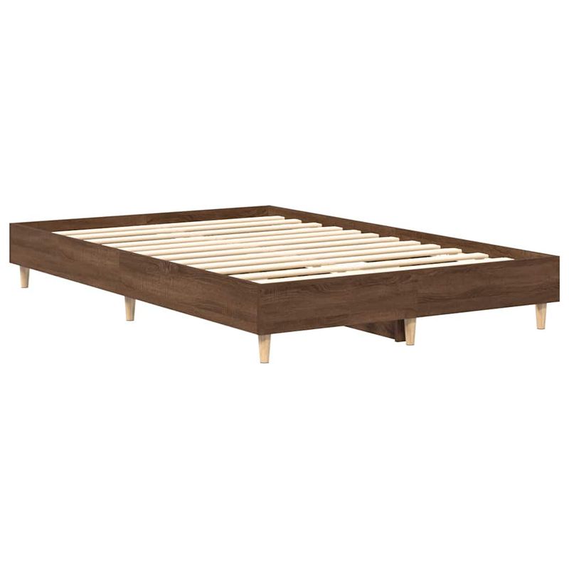 Casa si Gradina - Mobilier - Paturi si accesorii - Paturi - Cadru pat fara saltea Stejar maro 120x190 cm Lemn prelucrat - Infinity.ro