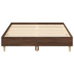 Casa si Gradina - Mobilier - Paturi si accesorii - Paturi - Cadru pat fara saltea Stejar maro 120x190 cm Lemn prelucrat - Infinity.ro