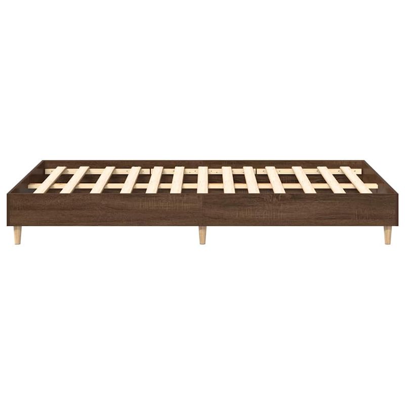 Casa si Gradina - Mobilier - Paturi si accesorii - Paturi - Cadru pat fara saltea Stejar maro 120x190 cm Lemn prelucrat - Infinity.ro