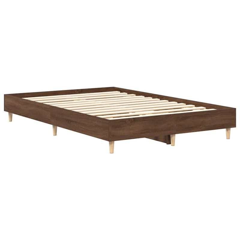 Casa si Gradina - Mobilier - Paturi si accesorii - Paturi - Cadru pat fara saltea Stejar maro 120x190 cm Lemn prelucrat - Infinity.ro