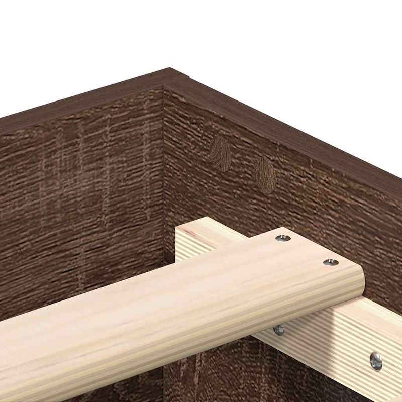Casa si Gradina - Mobilier - Paturi si accesorii - Paturi - Cadru pat fara saltea Stejar maro 120x190 cm Lemn prelucrat - Infinity.ro