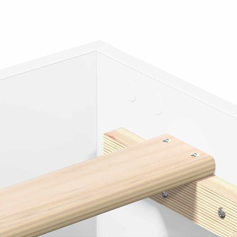 Casa si Gradina - Mobilier - Paturi si accesorii - Paturi - Cadru de pat fara saltea, alb, 180x200 cm, lemn de prelucrare - Infinity.ro