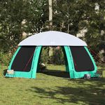 Sport si Outdoor - Camping - Corturi camping - Cort piscina cu pereti detasabili cu acoperis și plasa Verde mare, mărime 612x612 cm - Infinity.ro