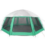 Sport si Outdoor - Camping - Corturi camping - Cort piscina cu pereti detasabili cu acoperis și plasa Verde mare, mărime 612x612 cm - Infinity.ro