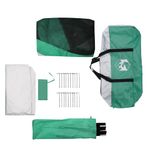Sport si Outdoor - Camping - Corturi camping - Cort piscina cu pereti detasabili cu acoperis și plasa Verde mare, mărime 612x612 cm - Infinity.ro