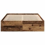 Casa si Gradina - Mobilier - Paturi si accesorii - Paturi - Cadru de pat fara saltea Lemn vechi 160x200cm Lemn prelucrat - Infinity.ro