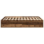 Casa si Gradina - Mobilier - Paturi si accesorii - Paturi - Cadru de pat fara saltea Lemn vechi 160x200cm Lemn prelucrat - Infinity.ro