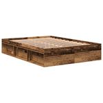 Casa si Gradina - Mobilier - Paturi si accesorii - Paturi - Cadru de pat fara saltea Lemn vechi 160x200cm Lemn prelucrat - Infinity.ro