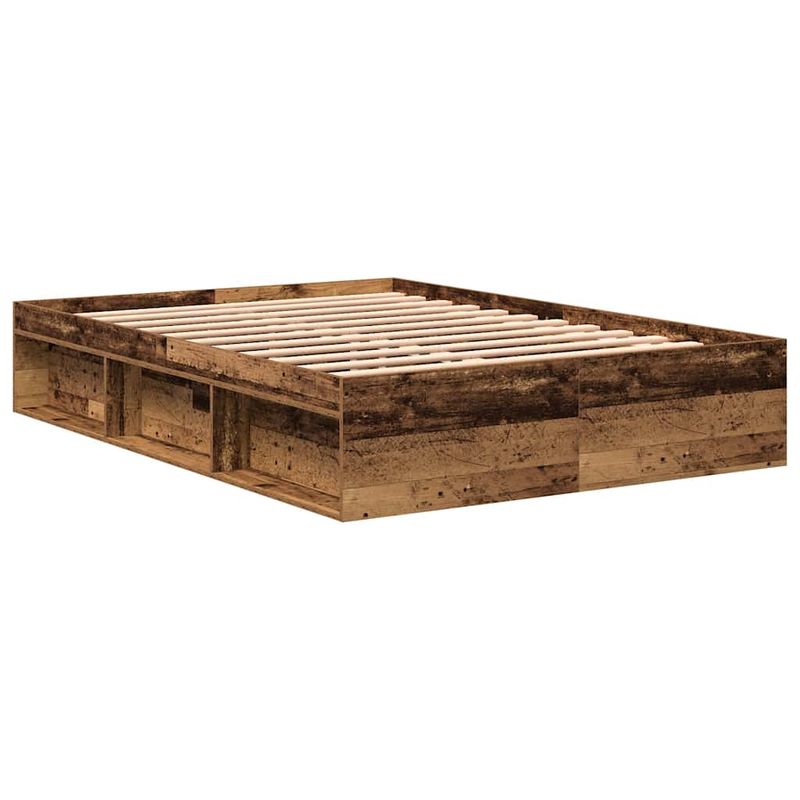 Casa si Gradina - Mobilier - Paturi si accesorii - Paturi - Cadru de pat fara saltea Lemn vechi 160x200cm Lemn prelucrat - Infinity.ro
