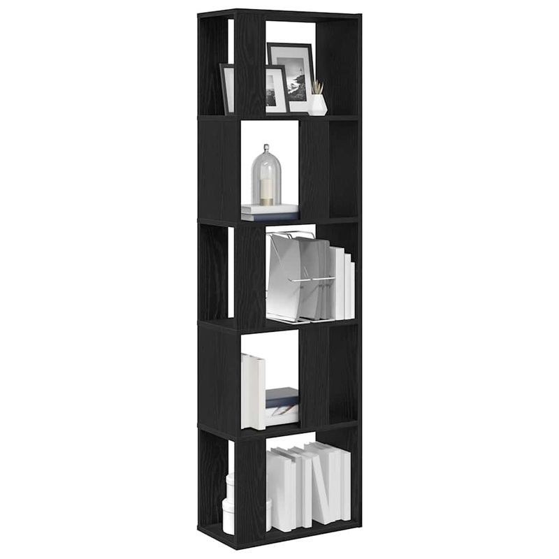 Casa si Gradina - Mobilier - Biblioteci si rafturi - Biblioteci - Dulap cu carti/Separator de camera Stejar negru Lemn prelucrat - Infinity.ro