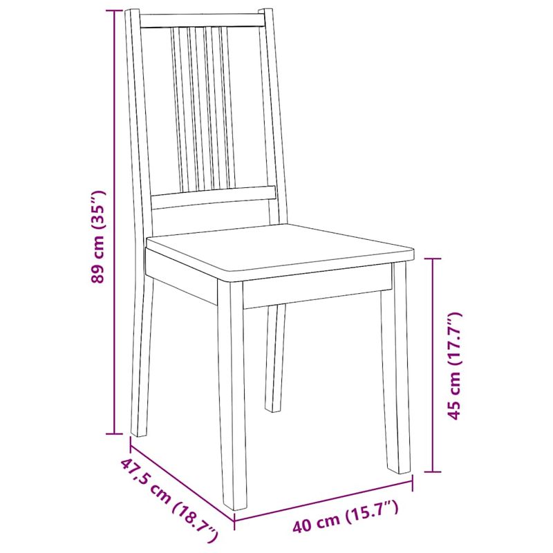 Casa si Gradina - Mobilier - Scaune si fotolii - Scaune - Scaune de sufragerie 2 buc Cauciuc din lemn masiv alb - Infinity.ro