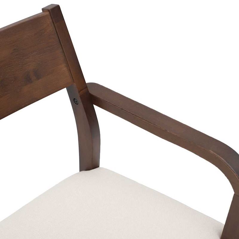 Casa si Gradina - Mobilier - Scaune si fotolii - Scaune - Scaune sufragerie cu perne 2 buc. cauciuc din lemn masiv maro - Infinity.ro