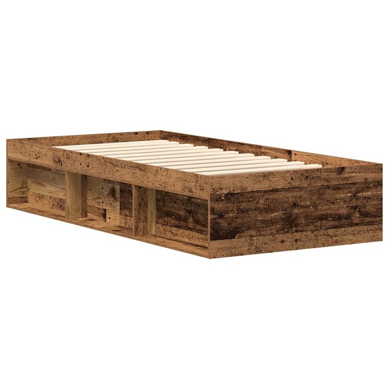 Casa si Gradina - Mobilier - Paturi si accesorii - Paturi - Cadru de pat fara saltea Lemn vechi 90x190cm Lemn prelucrat - Infinity.ro