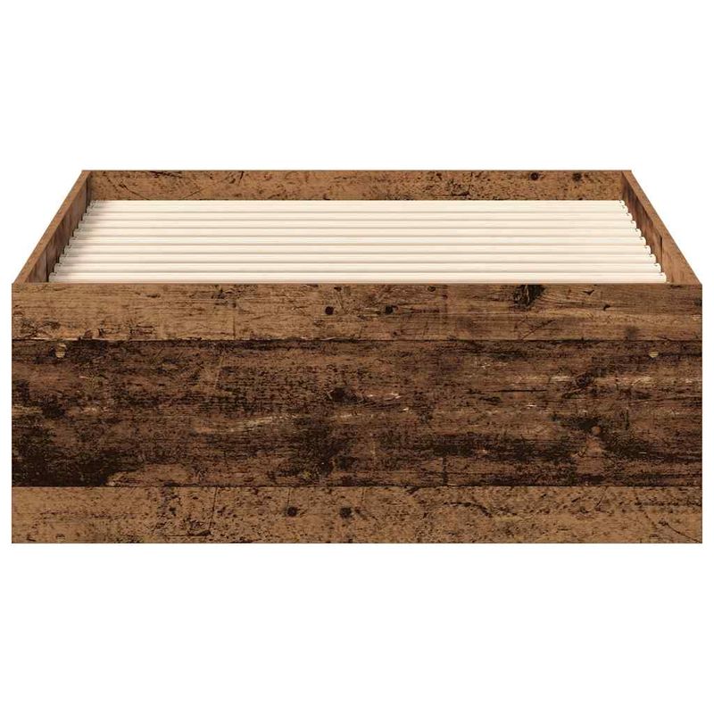 Casa si Gradina - Mobilier - Paturi si accesorii - Paturi - Cadru de pat fara saltea Lemn vechi 90x190cm Lemn prelucrat - Infinity.ro
