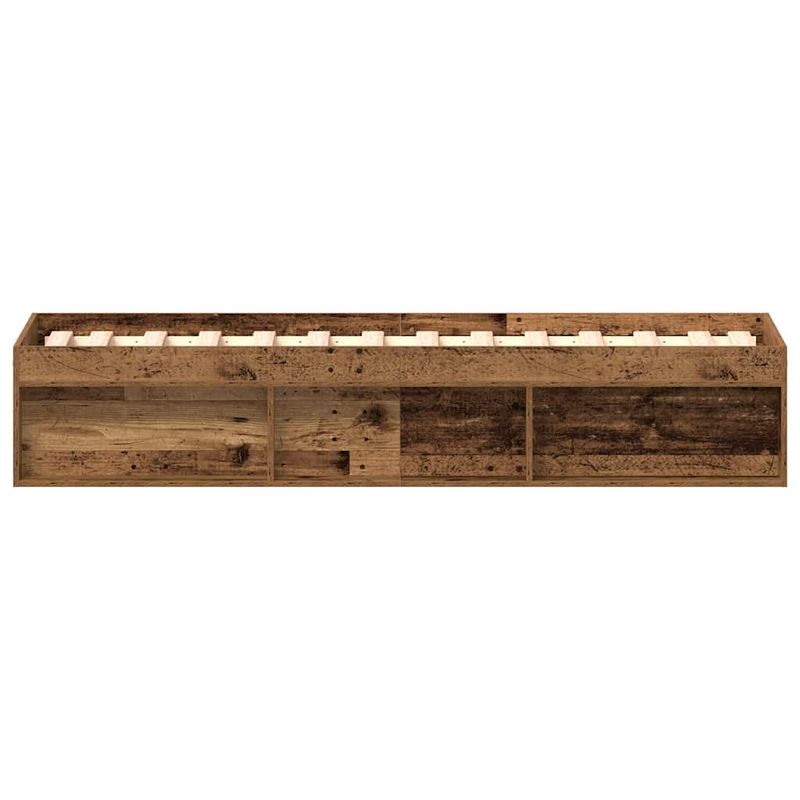 Casa si Gradina - Mobilier - Paturi si accesorii - Paturi - Cadru de pat fara saltea Lemn vechi 90x190cm Lemn prelucrat - Infinity.ro