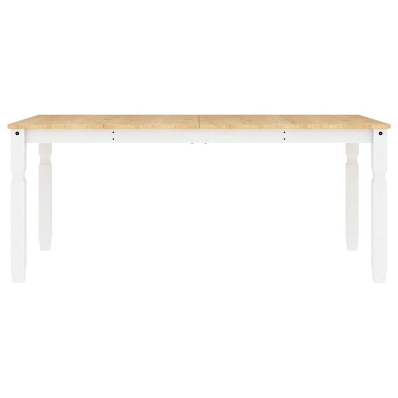 Casa si Gradina - Mobilier - Seturi de mobilier - Seturi bucatarie - Set de sufragerie din 3 piese Panama din lemn masiv de pin alb - Infinity.ro