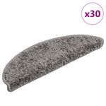 Casa si Gradina - Textile si covoare - Covoare - Covoare casa - Covorase scara 30 buc Gri 56x17x3 cm - Infinity.ro