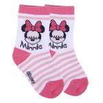 Fashion, accesorii si bijuterii - Copii - Lenjerie si pijamale copii - Sosete si dresuri copii - Set 5 Sosete bebe Minnie Mouse, Multicolor, Marime 19/20 - Infinity.ro