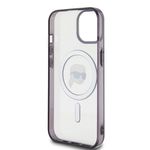 Laptop, Telefoane si Tablete - Telefoane mobile si accesorii - Accesorii Telefoane - Huse telefoane - Husa pentru iPhone 15 Plus - Karl Lagerfeld IML MagSafe (KLHMP15MHKHNOTK) - Transparent Karl`s Head - Infinity.ro