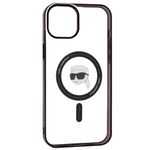 Laptop, Telefoane si Tablete - Telefoane mobile si accesorii - Accesorii Telefoane - Huse telefoane - Husa pentru iPhone 15 Plus - Karl Lagerfeld IML MagSafe (KLHMP15MHKHNOTK) - Transparent Karl`s Head - Infinity.ro
