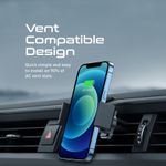 Laptop, Telefoane si Tablete - Telefoane mobile si accesorii - Accesorii Telefoane - Suport si docking telefoane - Suport Telefon Auto, Electric, Rotire 360 grade, Incarcare Solara si la priza Auto, Prindere in grila ventilatie - Infinity.ro