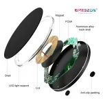 Laptop, Telefoane si Tablete - Telefoane mobile si accesorii - Accesorii Telefoane - Incarcatoare telefoane - Incarcator Wireless 15W Fast Charge Qi W1, Emeszon®, Circle LED, Ultraslim, compatibil cu iPhone, Samsung, Xiaomi, Negru - Infinity.ro