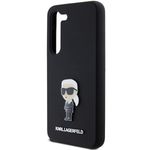 Laptop, Telefoane si Tablete - Telefoane mobile si accesorii - Accesorii Telefoane - Huse telefoane - Husa pentru Samsung Galaxy S23 Plus - Karl Lagerfeld Silicone (KLHCS23MSMHKNPK) - Roz Metal Pin - Infinity.ro