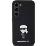 Laptop, Telefoane si Tablete - Telefoane mobile si accesorii - Accesorii Telefoane - Huse telefoane - Husa pentru Samsung Galaxy S23 Plus - Karl Lagerfeld Silicone (KLHCS23MSMHKNPK) - Roz Metal Pin - Infinity.ro