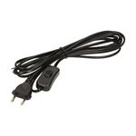 Casa si Gradina - Electrice - Accesorii electrice - Accesorii prize si intrerupatoare - Cablu de alimentare cu comutator ORNO OR-AE-1394/B, stecher plat, cablu 3 m, 230V, 16A, negru - Infinity.ro
