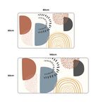 Casa si Gradina - Textile si covoare - Covoare - Covorase baie - Set 2 covorase de baie Ella Home Visual, poliester, multicolor, 50x80cm si 50x100cm - Infinity.ro