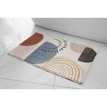 Casa si Gradina - Textile si covoare - Covoare - Covorase baie - Set 2 covorase de baie Ella Home Visual, poliester, multicolor, 50x80cm si 50x100cm - Infinity.ro