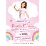 Market - Cadouri - Invitatii evenimente - Invitatie Pink Rainbow - Infinity.ro