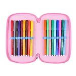 Carti si Birotica - Rechizite - Penare - Penar Disney Princess 3 compartimente,  12.5x19.5x6.5 cm - Infinity.ro