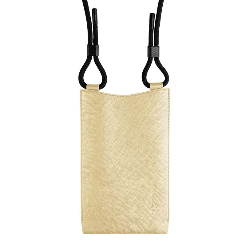 Laptop, Telefoane si Tablete - Telefoane mobile si accesorii - Accesorii Telefoane - Huse telefoane - Husa pentru telefon 7" - Fixed Universal Shoulder Bag Verona (FIXVER-LGYL) - Galben deschis - Infinity.ro