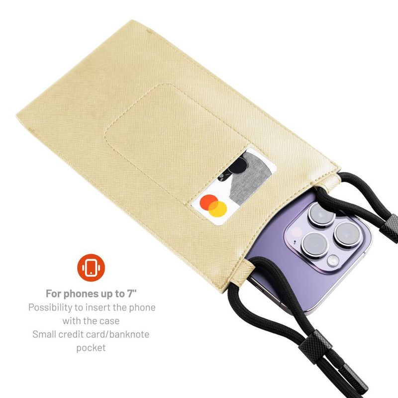 Laptop, Telefoane si Tablete - Telefoane mobile si accesorii - Accesorii Telefoane - Huse telefoane - Husa pentru telefon 7" - Fixed Universal Shoulder Bag Verona (FIXVER-LGYL) - Galben deschis - Infinity.ro