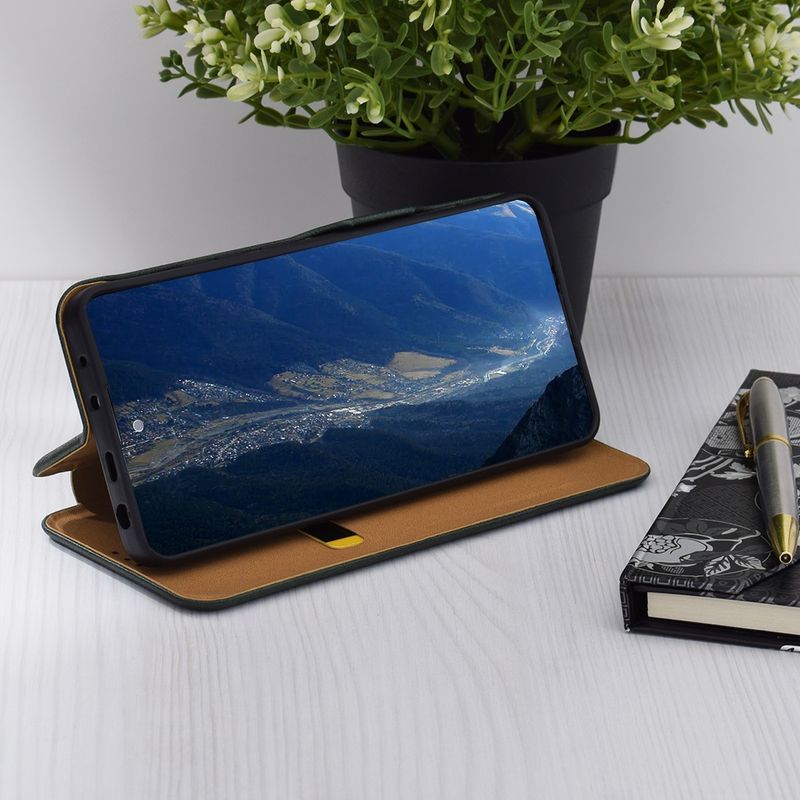 Laptop, Telefoane si Tablete - Tablete si accesorii tablete - Accesorii Tablete - Huse tablete - Husa pentru Realme 12 Pro / 12 Pro+ - Techsuit Safe Wallet Plus - Verde - Infinity.ro