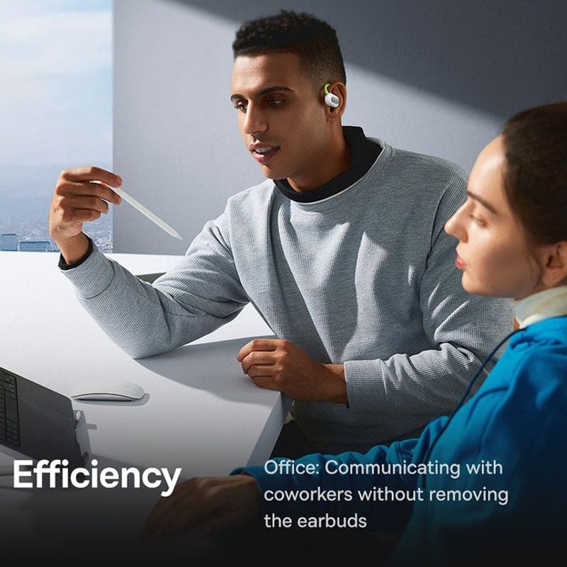 TV, Audio-Video si Foto - Portabile audio - Casti audio - Casti Fara Fir True Wireless, Albastrutooth 5.3, 380mAh - Baseus PM20A (A00064400221-00) - Alb - Infinity.ro