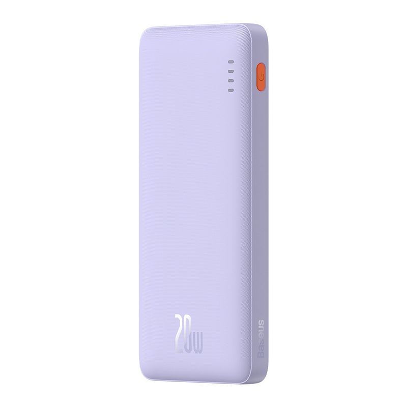 Laptop, Telefoane si Tablete - Telefoane mobile si accesorii - Accesorii Telefoane - Baterii externe - Acumulator Extern USB, Type-C, Micro-USB, 20W, 10000mAh + Cablu Type-C - Baseus Airpow (P10022801513-00) - Mov - Infinity.ro