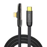 Laptop, Telefoane si Tablete - Telefoane mobile si accesorii - Accesorii Telefoane - Cabluri si adaptoare telefoane - Cablu de Date cu Mufe Type-C, Lightning, 1m - Lito (LD11) - Negru - Infinity.ro