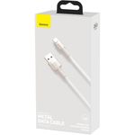 Laptop, Telefoane si Tablete - Telefoane mobile si accesorii - Accesorii Telefoane - Cabluri si adaptoare telefoane - Cablu de Date USB la Type-C 66W, 2m - Baseus Cafule (CAKF000202) - Alb - Infinity.ro