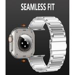 Laptop, Telefoane si Tablete - Wearables si gadgeturi - Wearables - Smartwatch-uri - Curea pentru Apple Watch 1/2/3/4/5/6/7/8/9/10/SE/SE 2 (38/40/41/42mm) - Techsuit Watchband (W012) - Argintiu - Infinity.ro