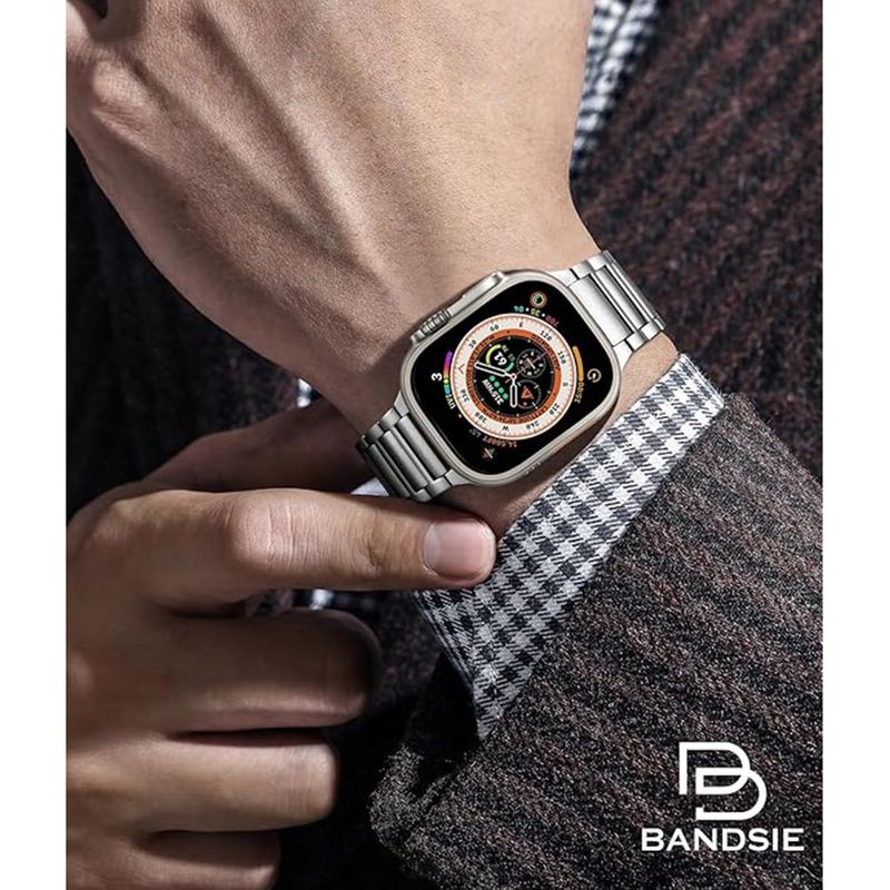 Laptop, Telefoane si Tablete - Wearables si gadgeturi - Wearables - Smartwatch-uri - Curea pentru Apple Watch 1/2/3/4/5/6/7/8/9/10/SE/SE 2 (38/40/41/42mm) - Techsuit Watchband (W012) - Argintiu - Infinity.ro