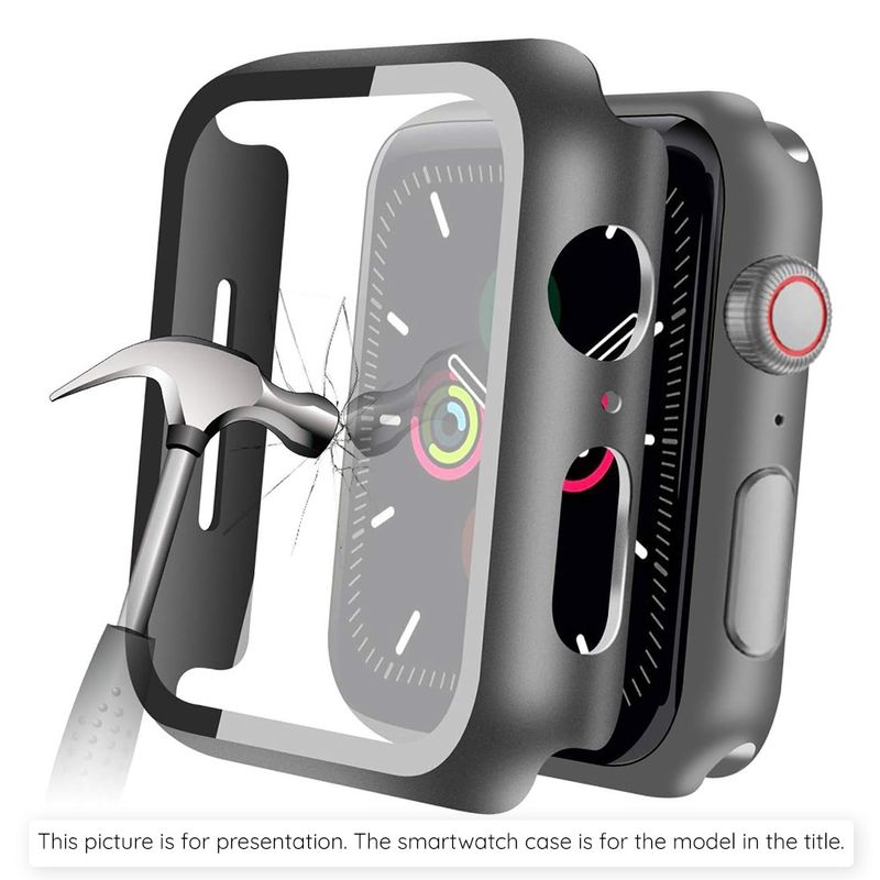 Laptop, Telefoane si Tablete - Wearables si gadgeturi - Wearables - Smartwatch-uri - Husa pentru Xiaomi Rosumi Watch 4 + Folie - Techsuit Defense360 Pro - Negru - Infinity.ro