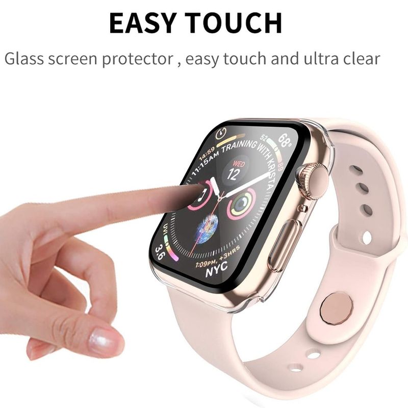 Laptop, Telefoane si Tablete - Wearables si gadgeturi - Wearables - Accesorii wearables - Husa pentru Apple Watch 1 / 2 / 3 (42mm) + Folie - Techsuit Defense360 Pro - Transparent - Infinity.ro