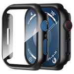 Laptop, Telefoane si Tablete - Wearables si gadgeturi - Wearables - Smartwatch-uri - Husa pentru Apple Watch 1 / 2 / 3 (42mm) + Folie - Techsuit Defense360 Pro - Negru - Infinity.ro